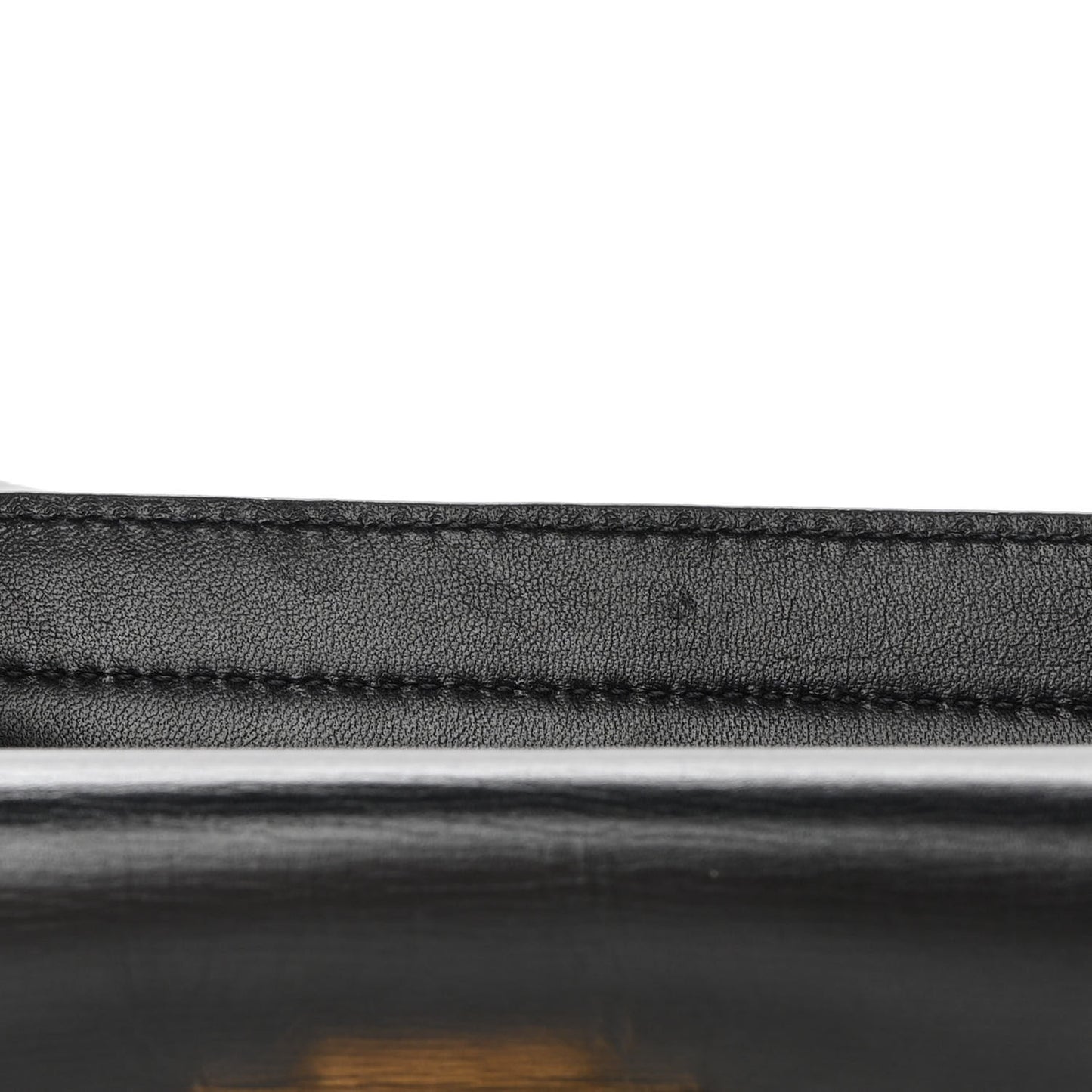Smooth Calfskin Small VRing Crossbody Bag Black