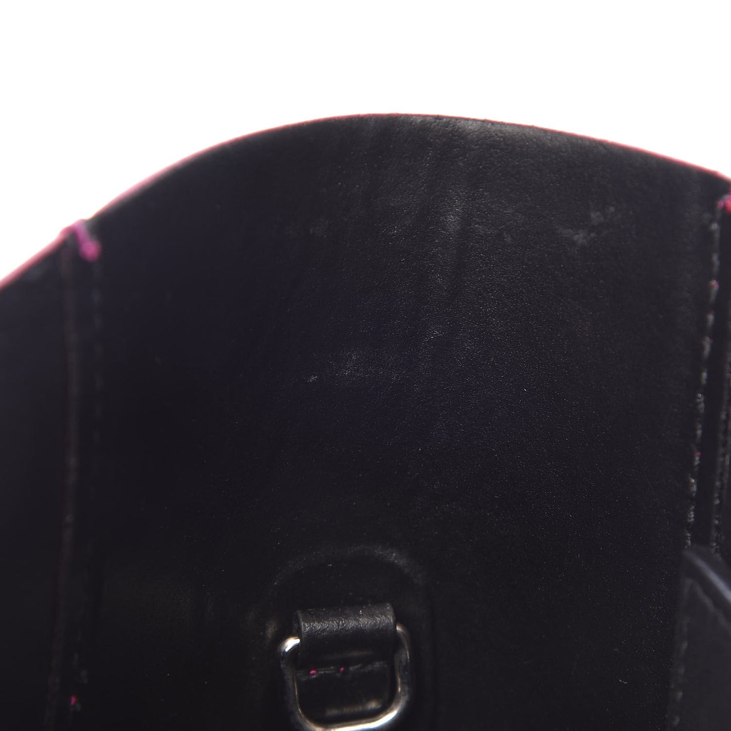Calfskin XXS Everyday Tote Rose Magenta Black