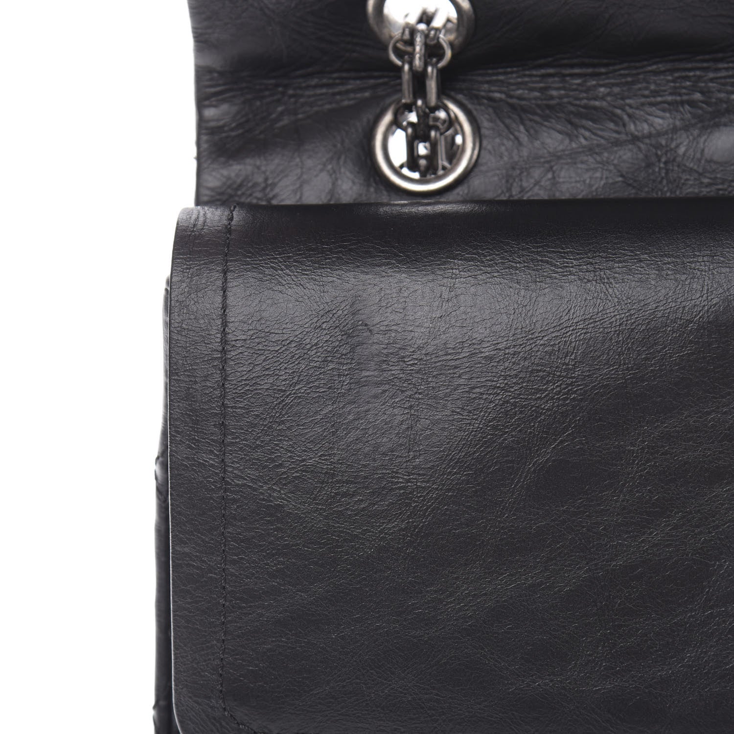 Chanel Aged Calfskin Quilted 2.55 Reissue 226 Flap Black 12 of 17