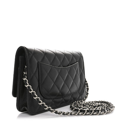 Chanel Caviar Quilted Wallet on Chain WOC Black 3 of 11