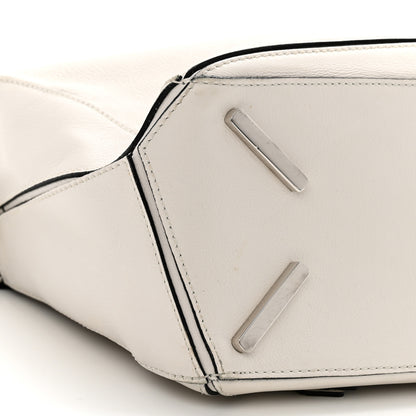 Loewe Grained Calfskin Small Puzzle Bag White 8 of 13