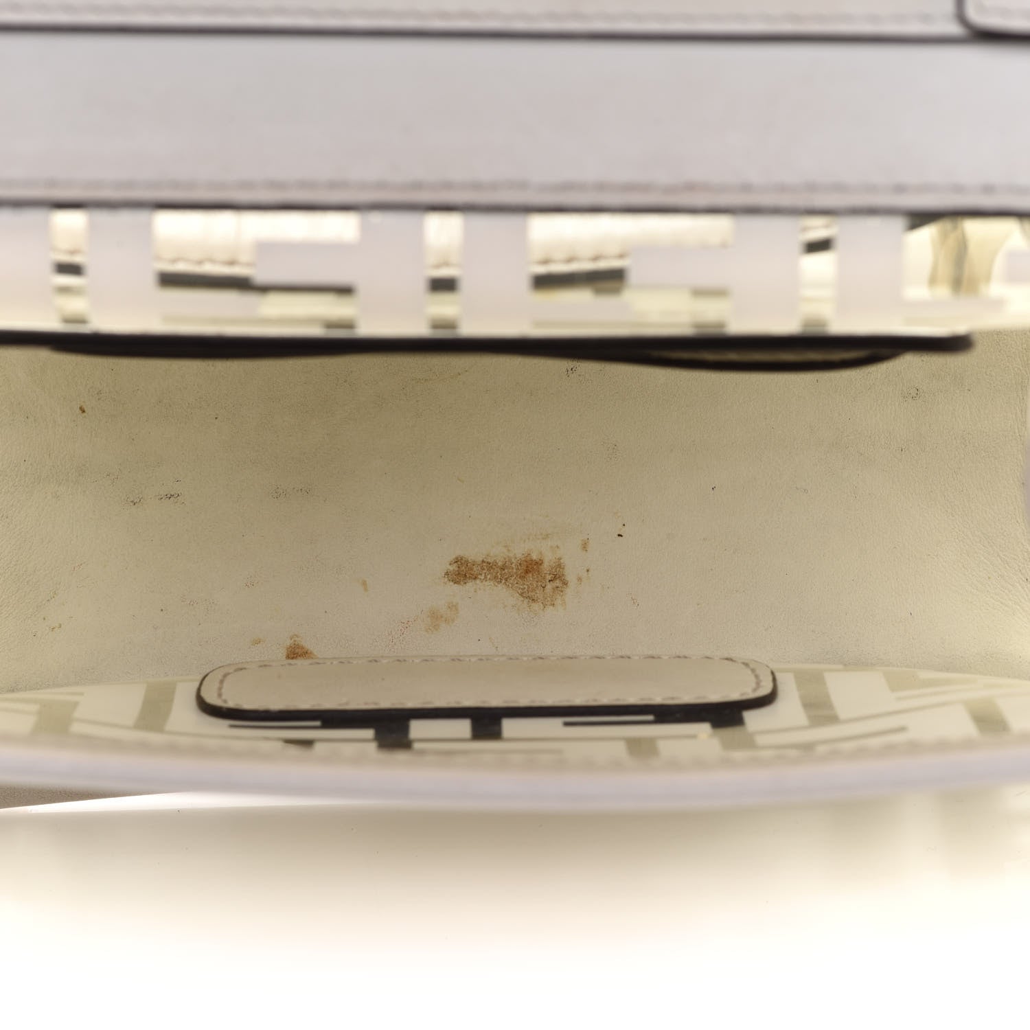 Fendi TPU FF Vitello Century F is Fendi Small Kan I Shoulder Bag White 5 of 23