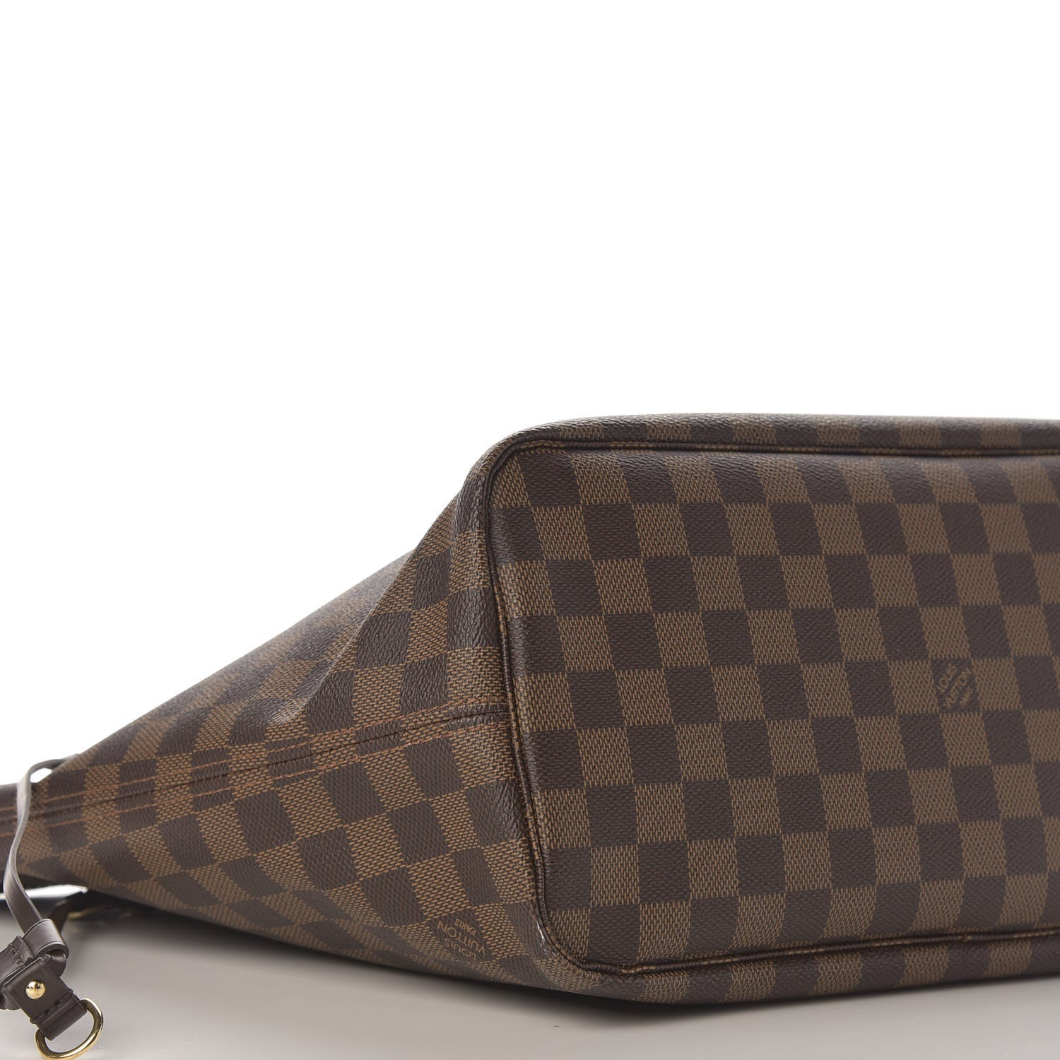 Louis Vuitton Damier Ebene Neo Neverfull MM Rose Ballerine 6 of 9