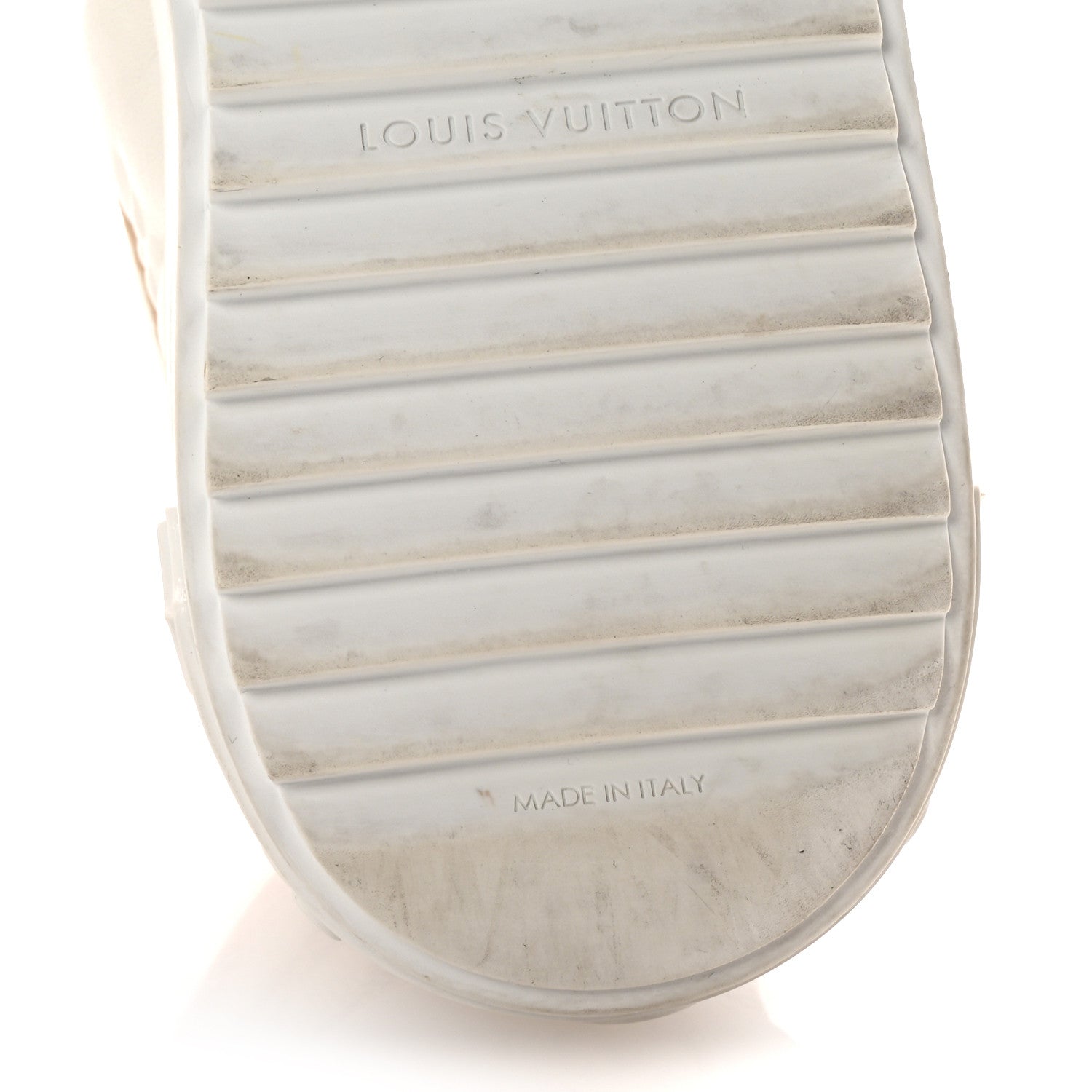 Louis Vuitton Monogram Embossed Calfskin Damier Azur Time Out Sneakers 38.5 Rose Clair Pink 7 of 10