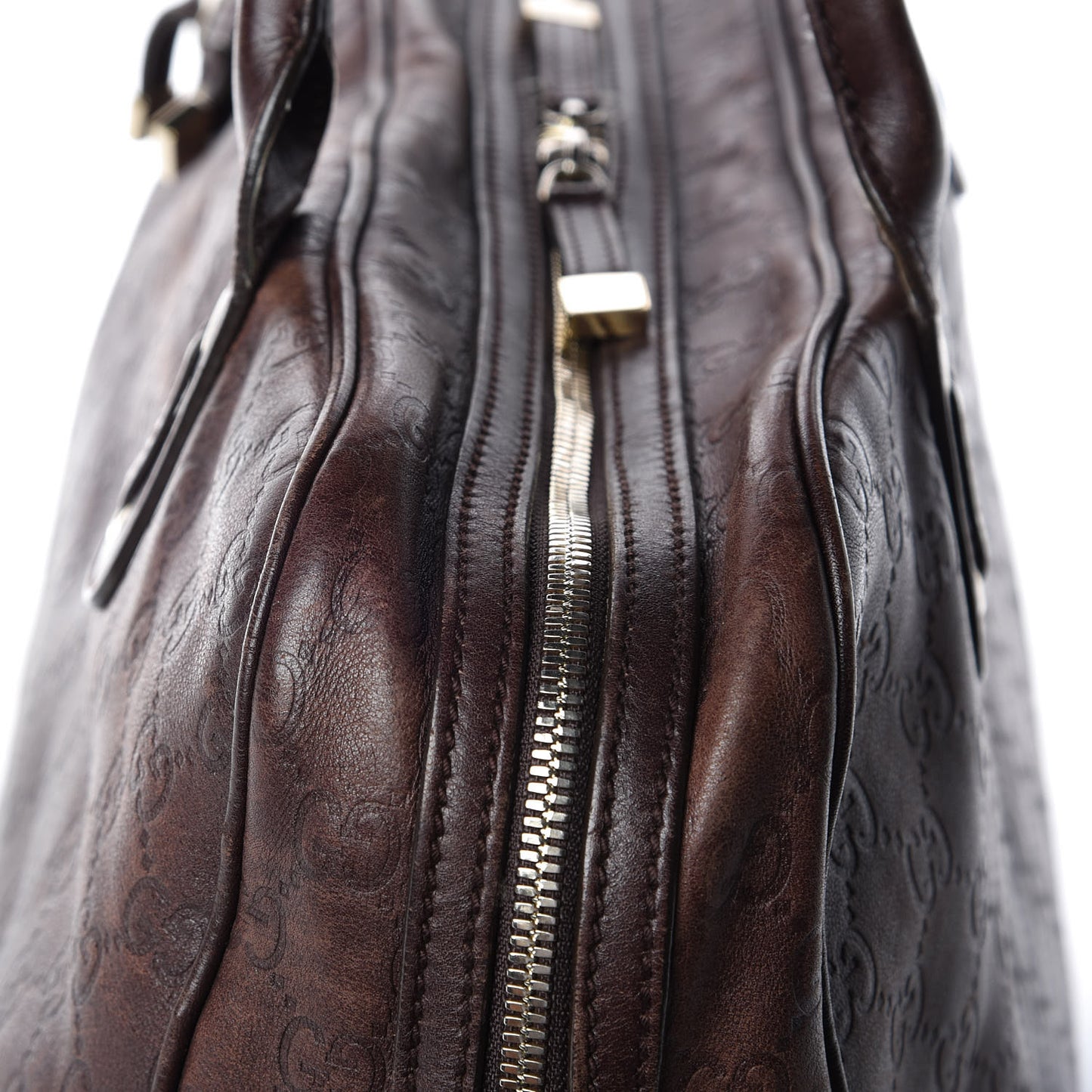 Guccissima Large Princy Tote Brown