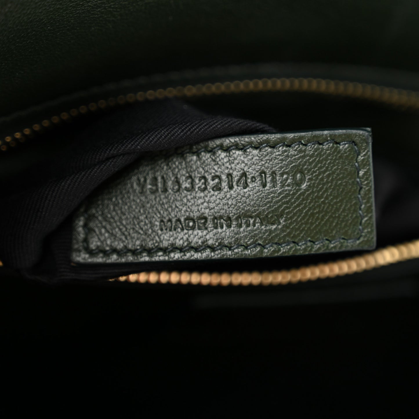 Smooth Calfskin Carre Satchel New Vert Fonce