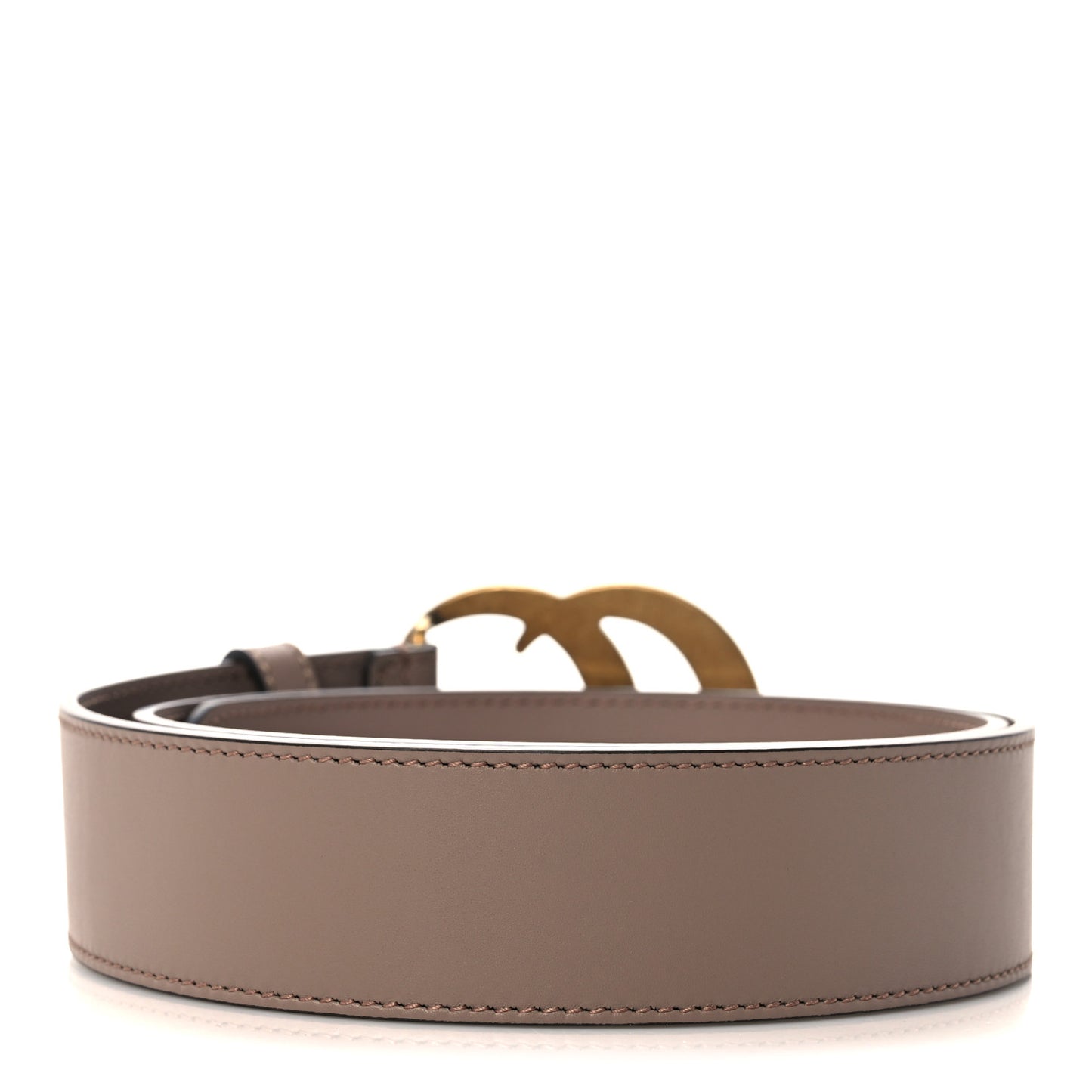 Calfskin Double G 40mm Belt 85 34 Porcelain Rose