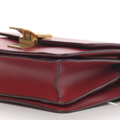Celine Box Calfskin Small Classic Box Flap Bag Red 11 of 12