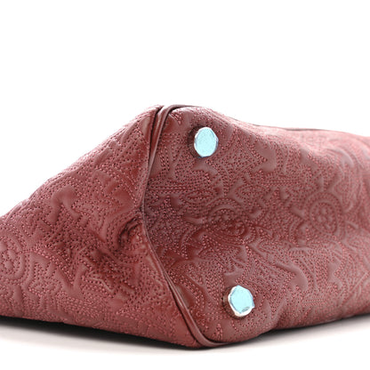 Louis Vuitton Monogram Lambskin Antheia Ixia MM Fuchsia 9 of 13