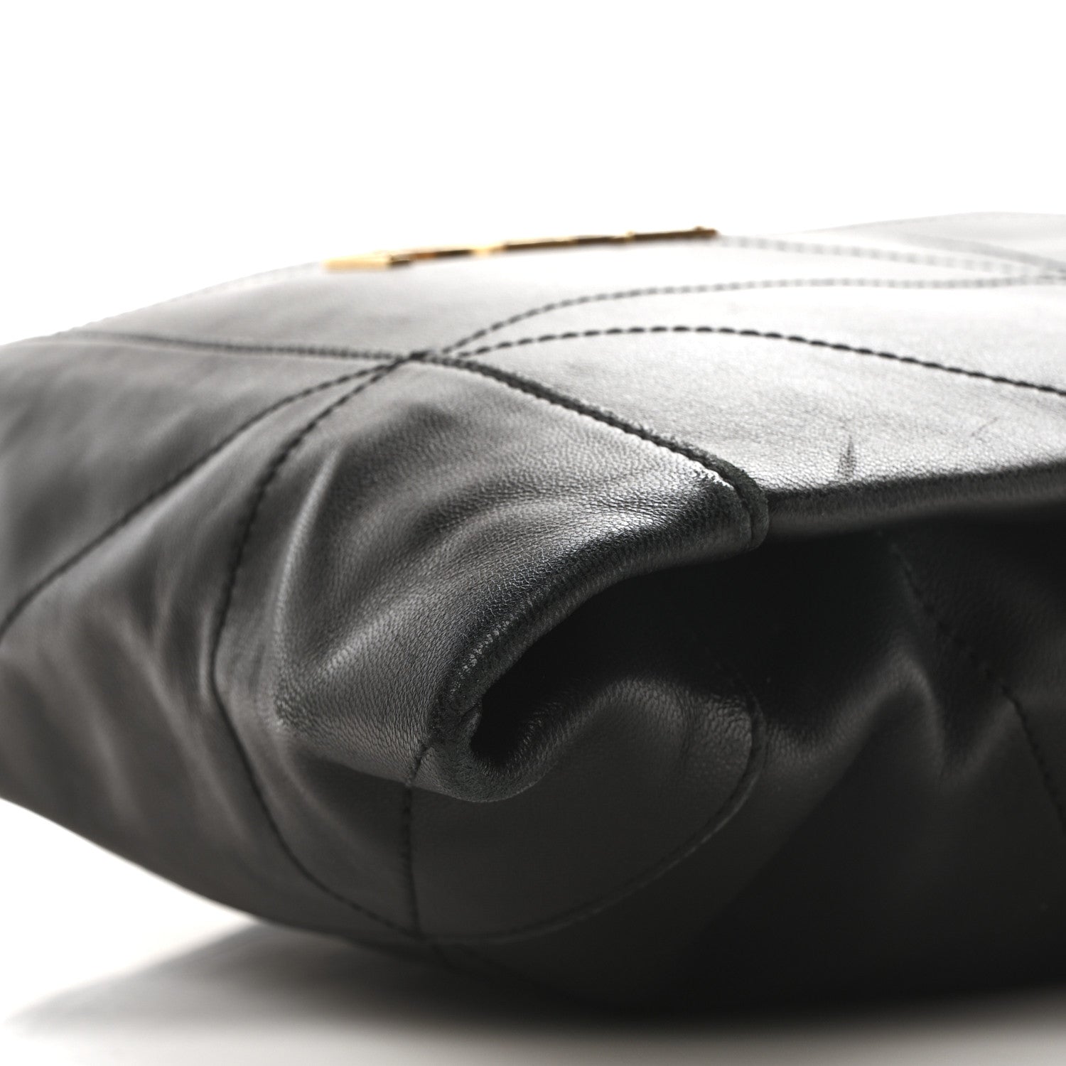 Saint Laurent Lambskin Matelasse Monogram Medium Jamie 4.3 Pochon Black 11 of 11