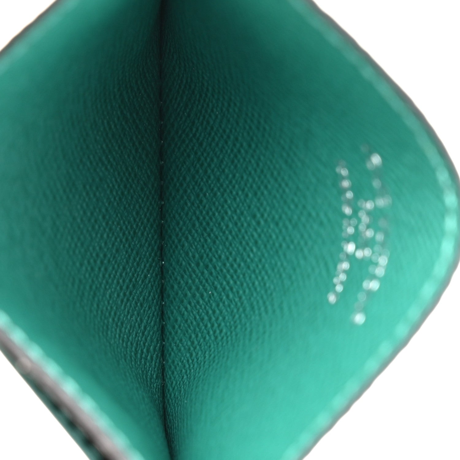Louis Vuitton Monogram Macassar Double Card Holder Borneo Green 5 of 7
