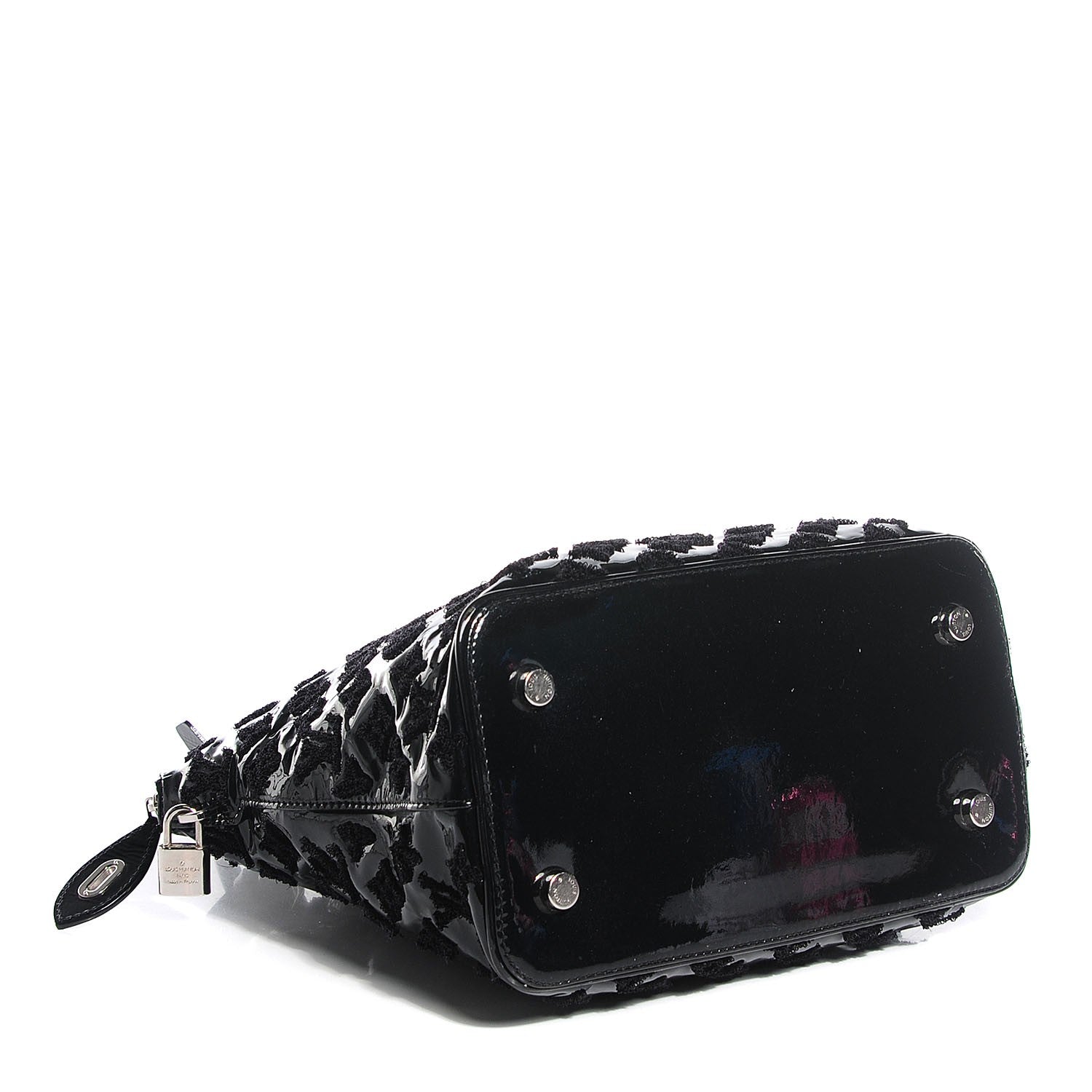 Louis Vuitton Patent Lambskin Fascination Lockit Black 4 of 7