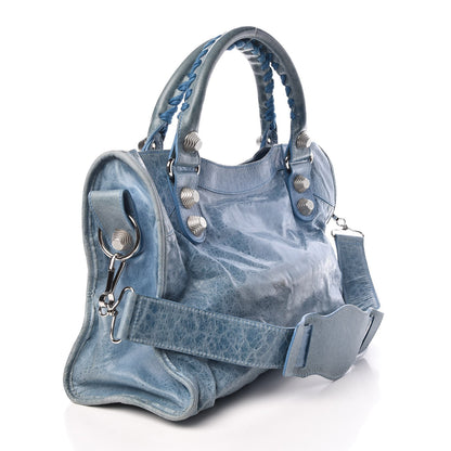 Balenciaga Agneau Giant 21 Silver Hardware City Turquoise 4 of 8