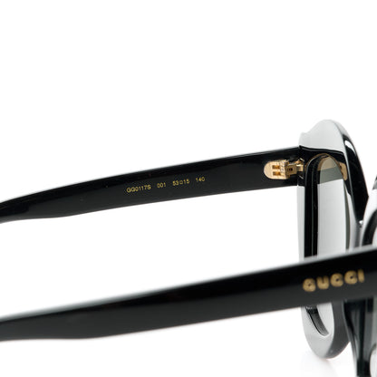 Gucci Cat Eye GG0117S Sunglasses Black 5 of 9