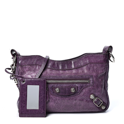 Balenciaga Agneau Giant 12 Silver Hardware Hip Violet 1 of 9