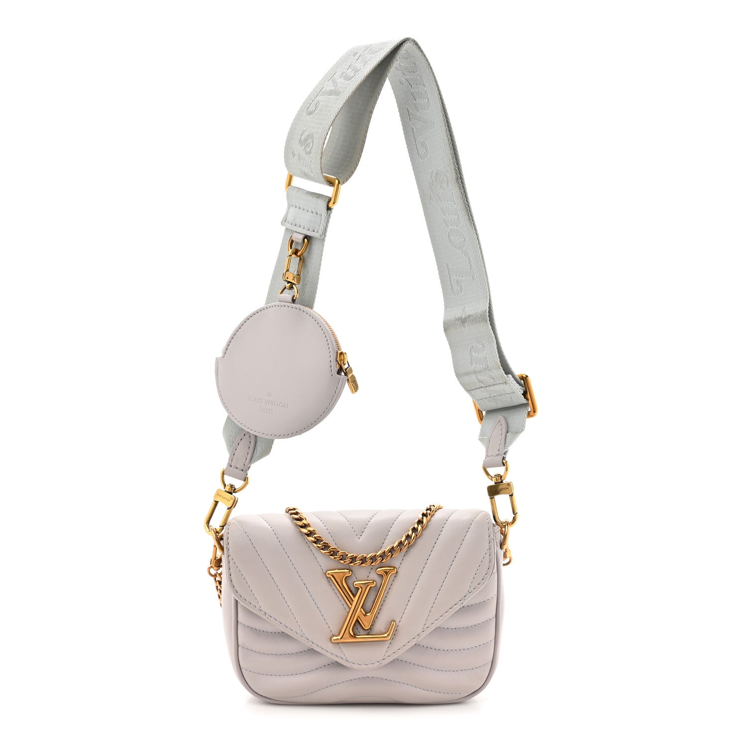 Louis Vuitton Calfskin New Wave Multi Pochette Brume 1 of 13