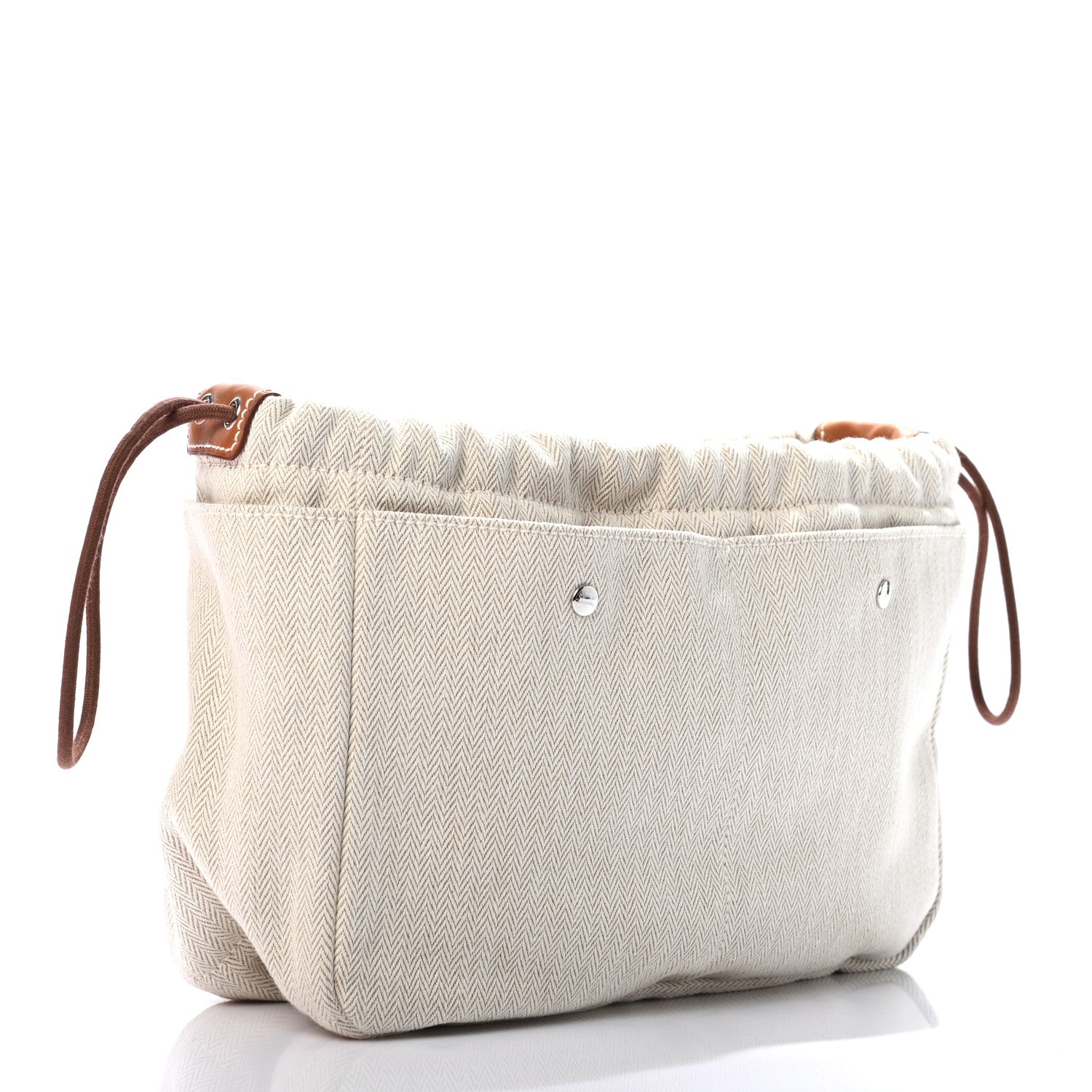 Hermes Canvas Barenia Fourbi 20 PM Pouch Naturel Fauve 3 of 9