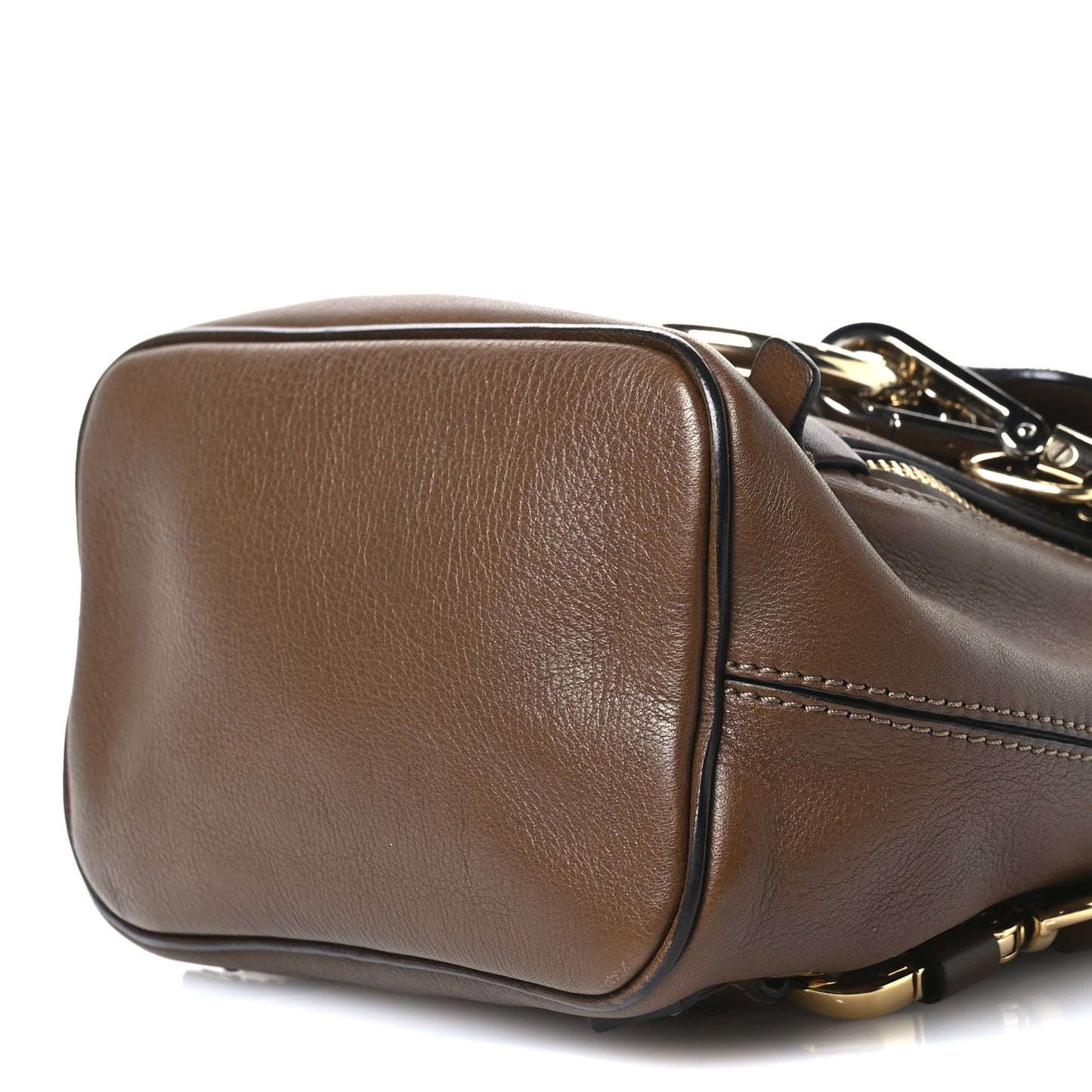 Suede Calfskin Mini Faye Backpack Woody Khaki