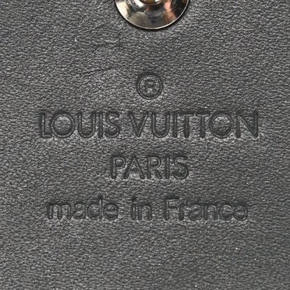 Louis Vuitton Mat Monogram Elise Wallet Black 6 of 7