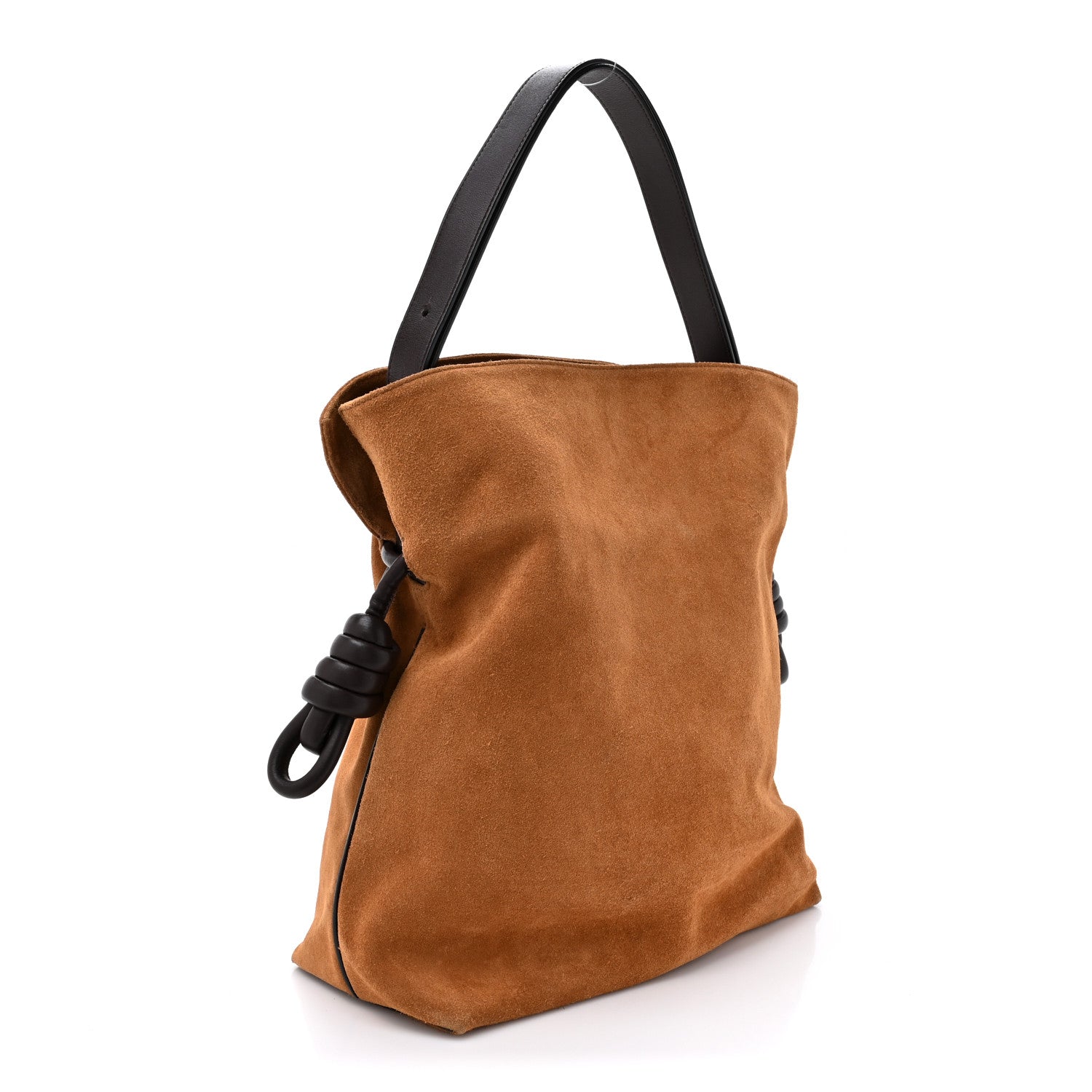 Loewe Suede Flamenco Knot Bag Tan 3 of 11