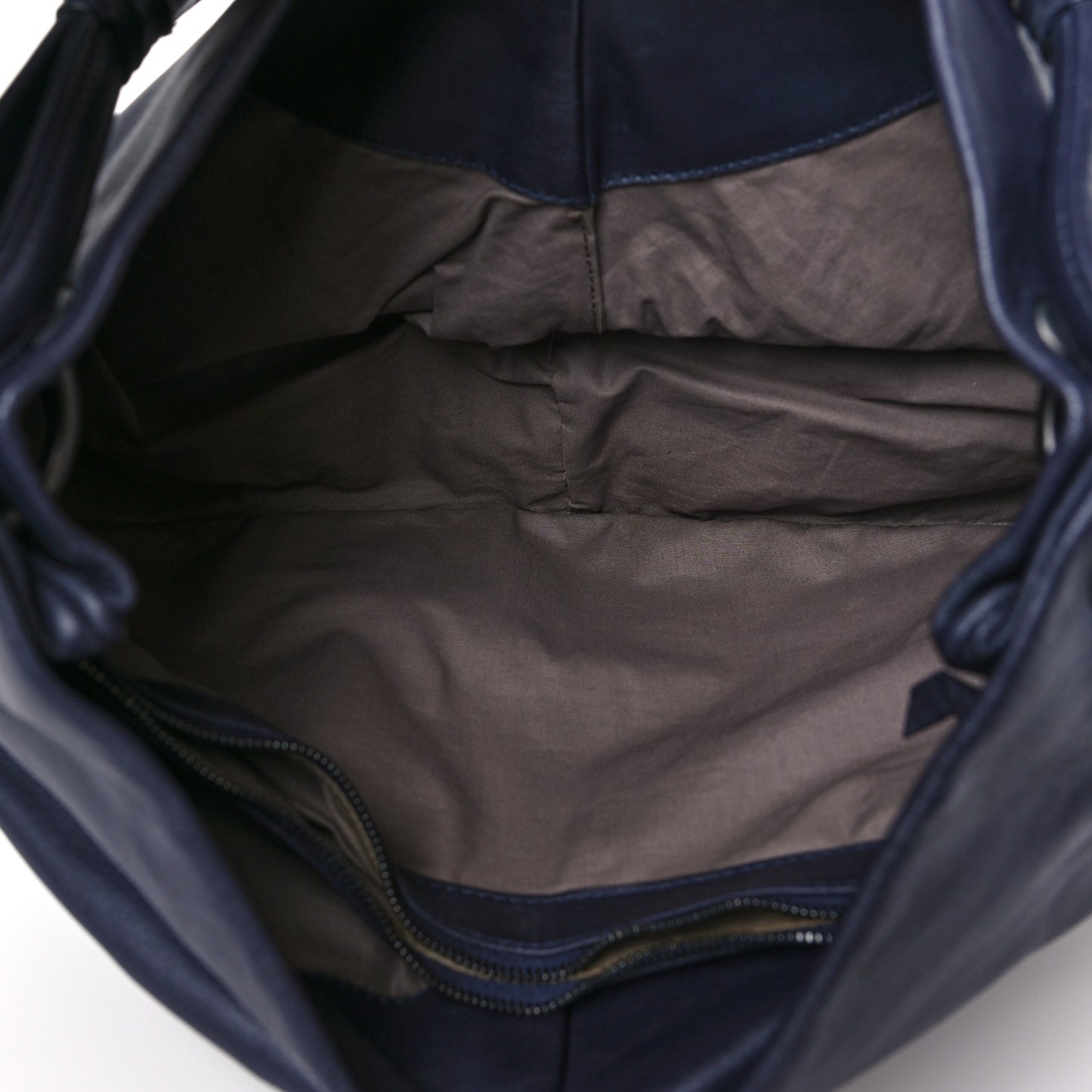Nappa Intrecciato Aquilone Fortune Cookie Hobo Navy