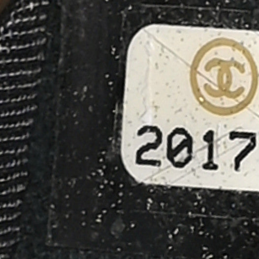 Chanel Tweed Metallic Lambskin Medium Boy Flap Silver 7 of 10