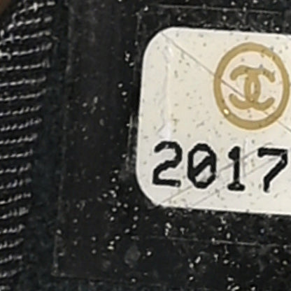 Chanel Tweed Metallic Lambskin Medium Boy Flap Silver 7 of 10