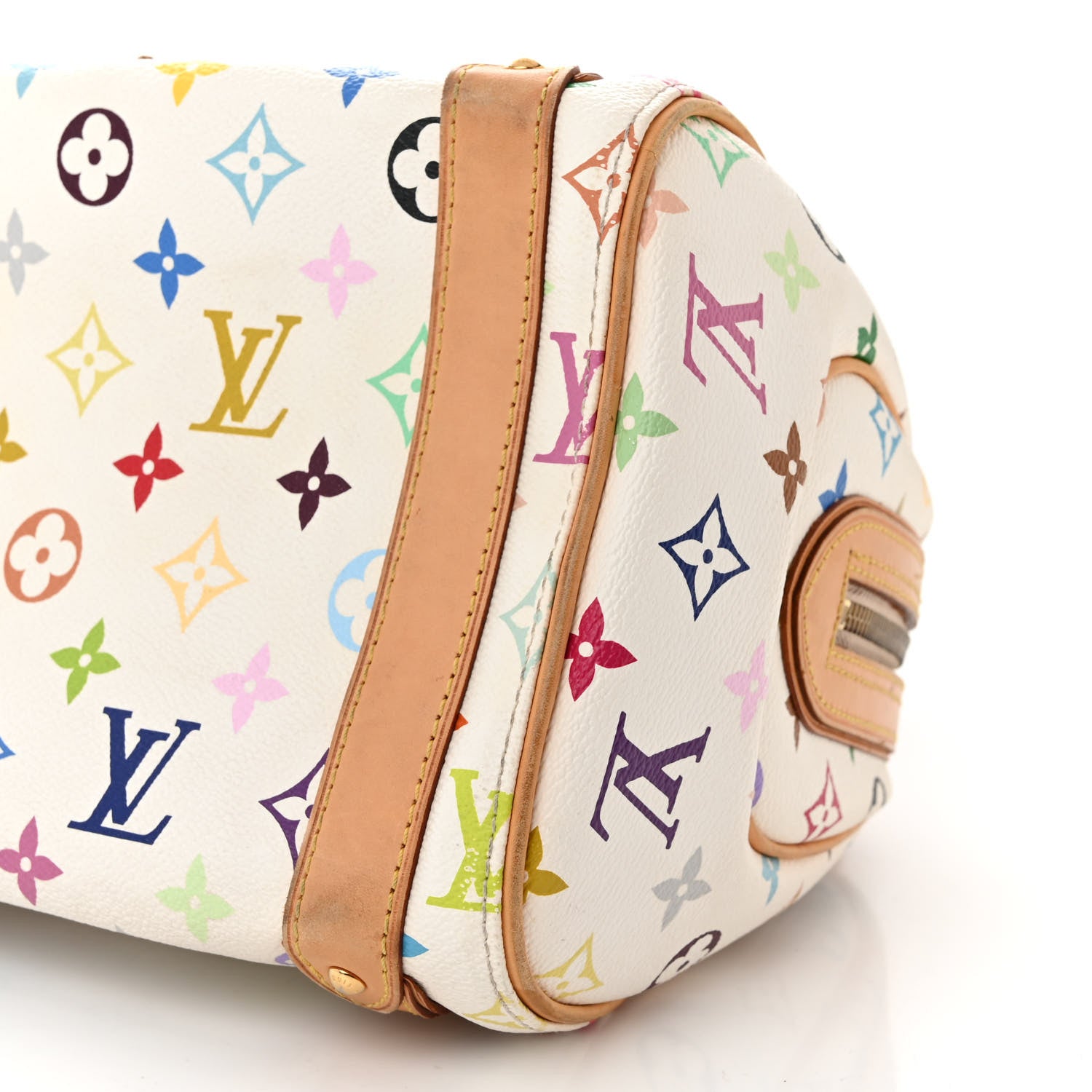 Louis Vuitton Monogram Multicolor Priscilla White 9 of 12