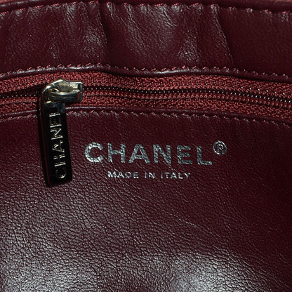 Chanel Caviar Large Half Moon Flap Bordeaux 7 of 8