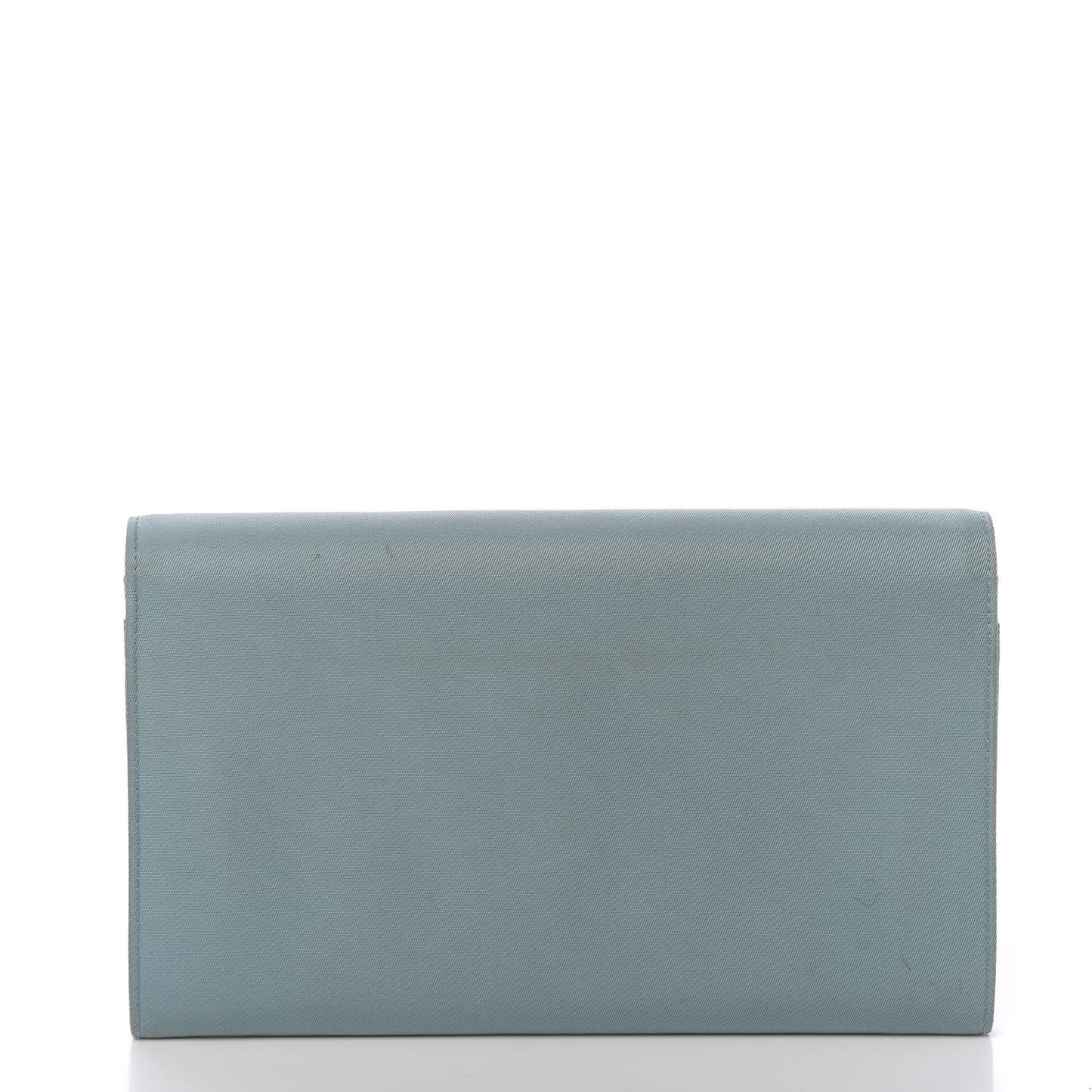 Tessuto Nylon Continental Flap Wallet Turchese