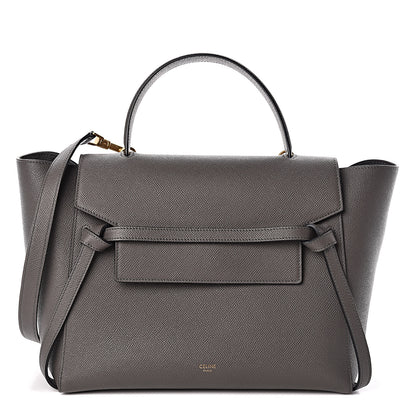 Celine Grained Calfskin Mini Belt Bag Grey 1 of 9