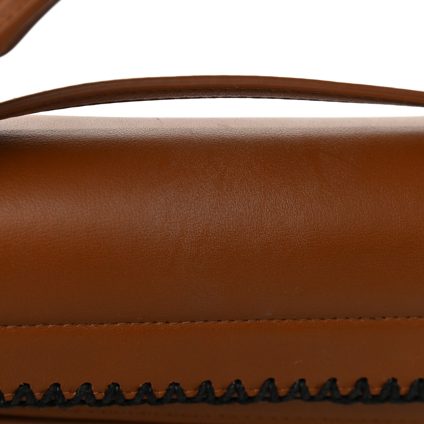 Calfskin Stitched Medium Margot Top Handle Satchel New Vicuna