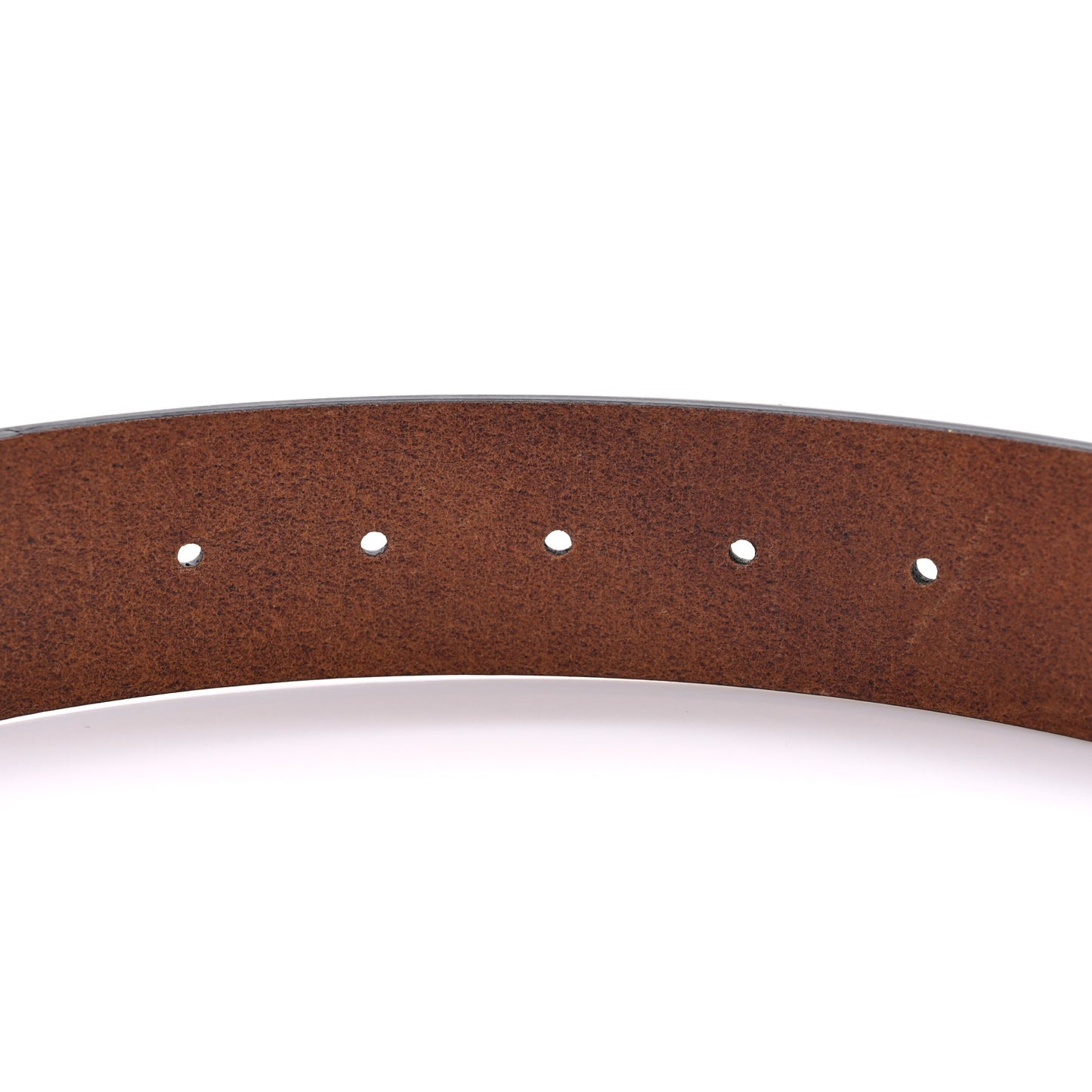 Calfskin Metal Tiger head Buckle Belt 90 36 Brown