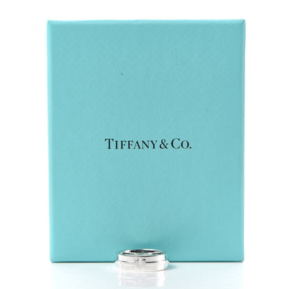 Tiffany Sterling Silver Tiffany T Wide Band Ring 52 6 5 of 5