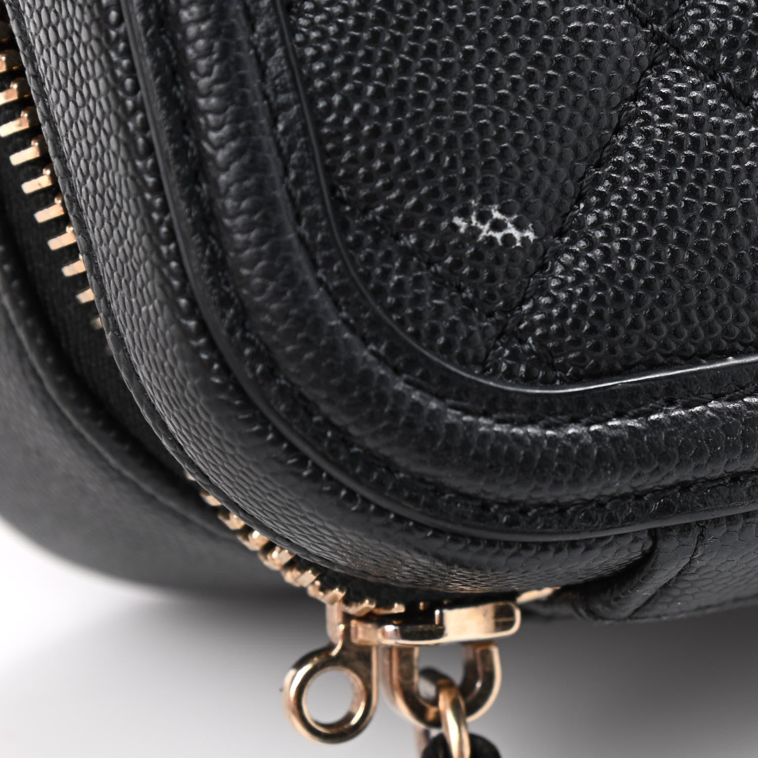 Chanel Caviar Quilted Medium CC Filigree Vanity Case Black 14 of 14