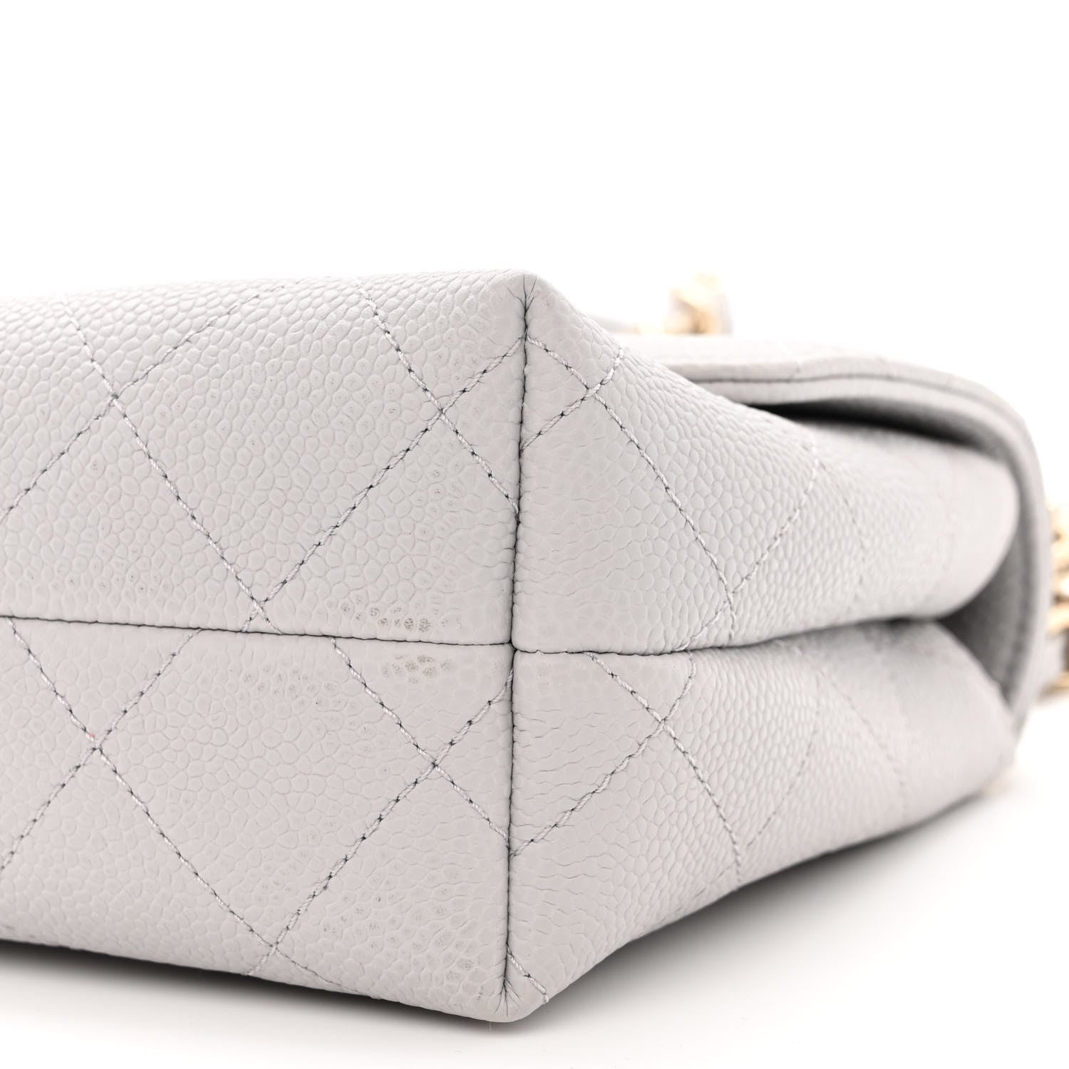 Chanel Caviar Quilted Small City Walk Flap Light Grey 10 of 10