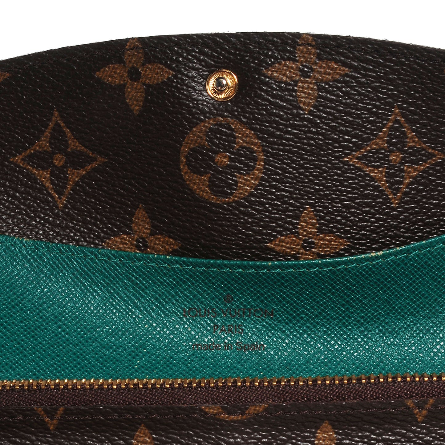 Monogram Emilie Wallet Vert