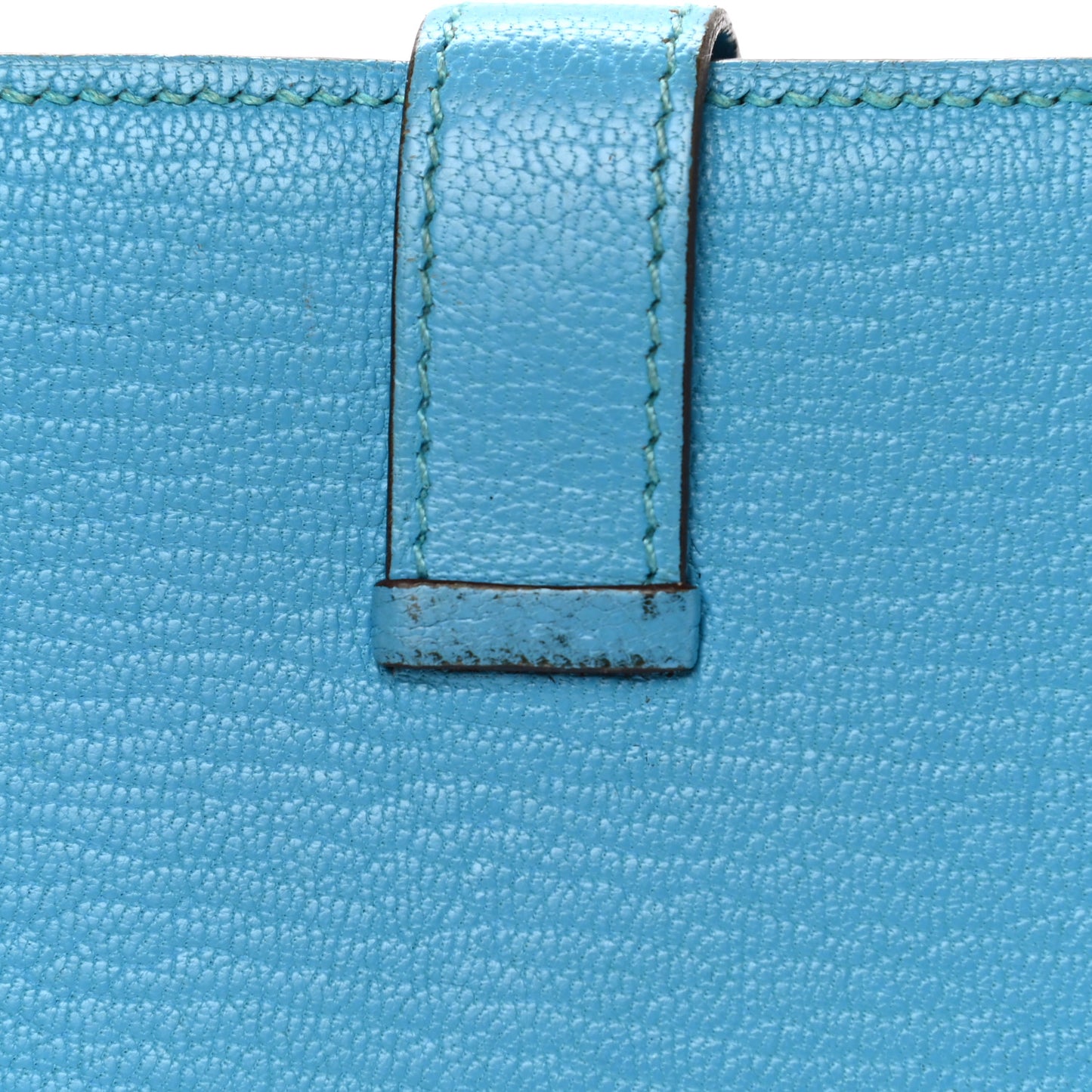 Chevre Mysore Bearn Gusset Wallet Bleu Azteque