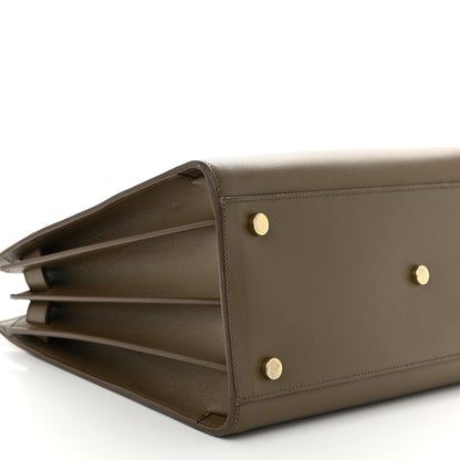 Saint Laurent Calfskin Small Sac De Jour Taupe 9 of 11