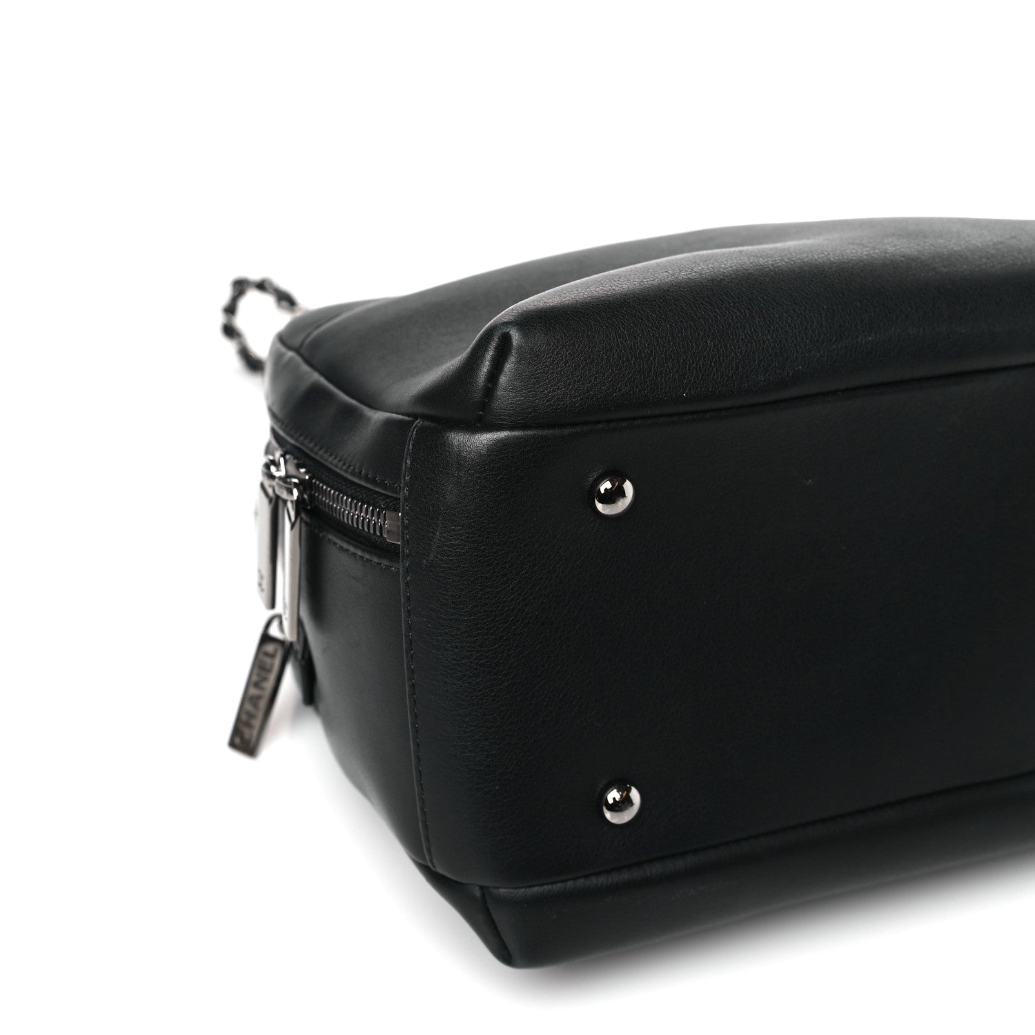 Chanel Calfskin Small Trendy CC Bowling Bag Black 7 of 9