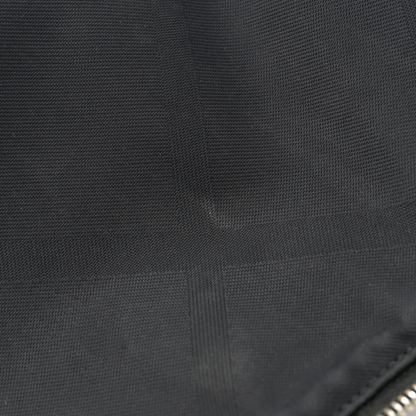 Nylon Check Print Abbeydale Simple Backpack Navy