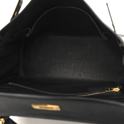 Hermes Swift Kelly Retourne 25 Black 5 of 15
