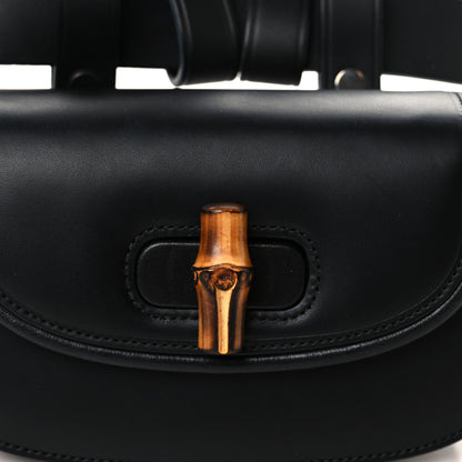 Gucci Calfskin Bamboo Mini 1947 Belt Bag 85 34  Black 7 of 10