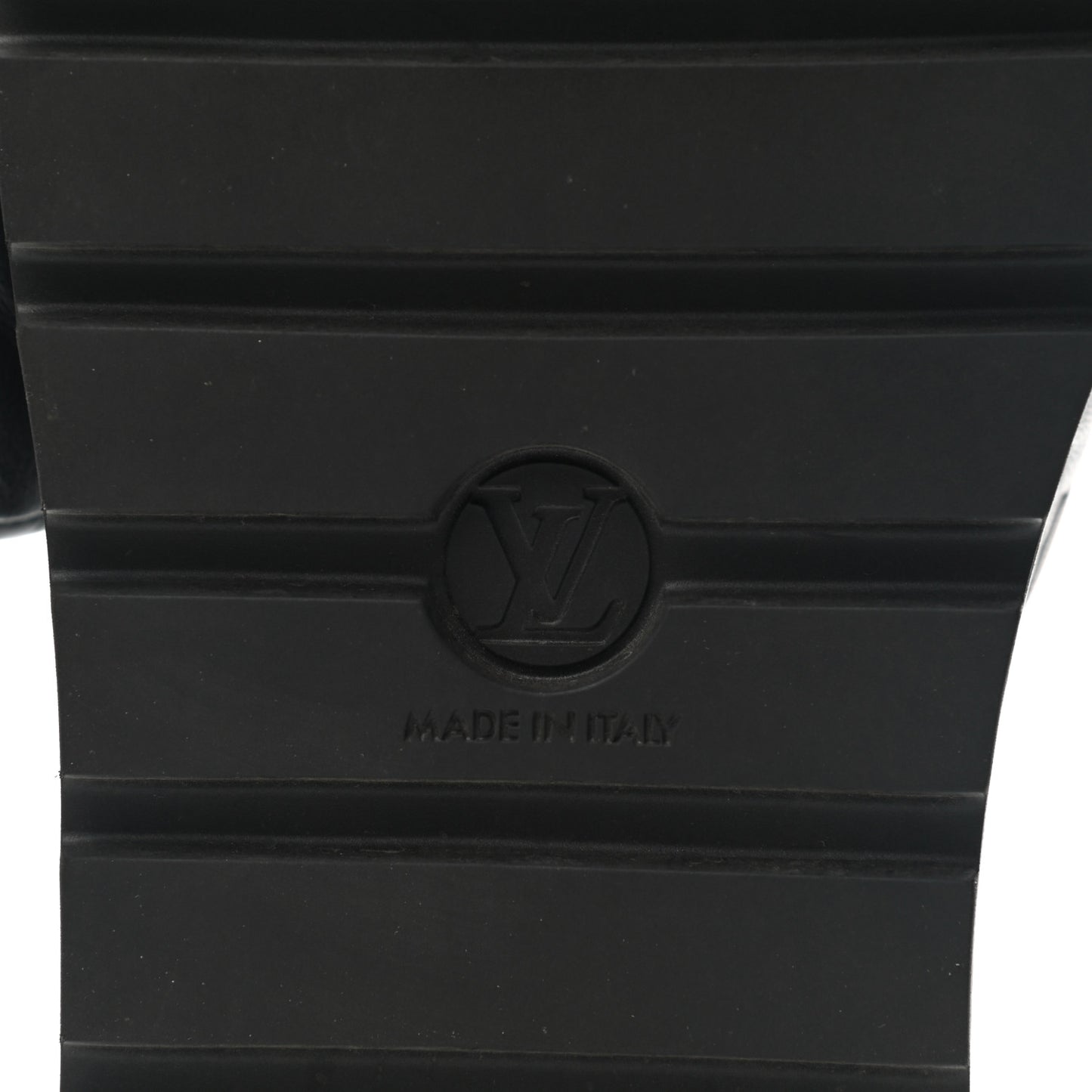 Lambskin Embossed Monogram Pool Pillow Flat Comfort Mule 39 Black