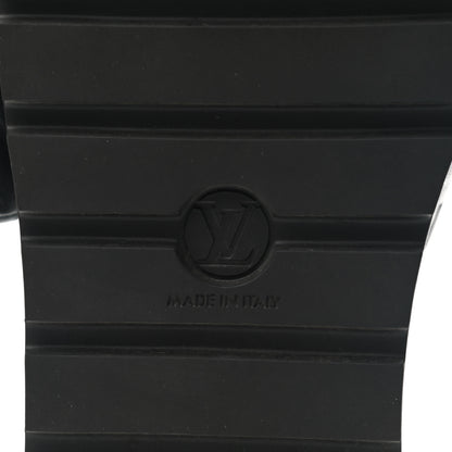 Louis Vuitton Lambskin Embossed Monogram Pool Pillow Flat Comfort Mule 39 Black 6 of 8