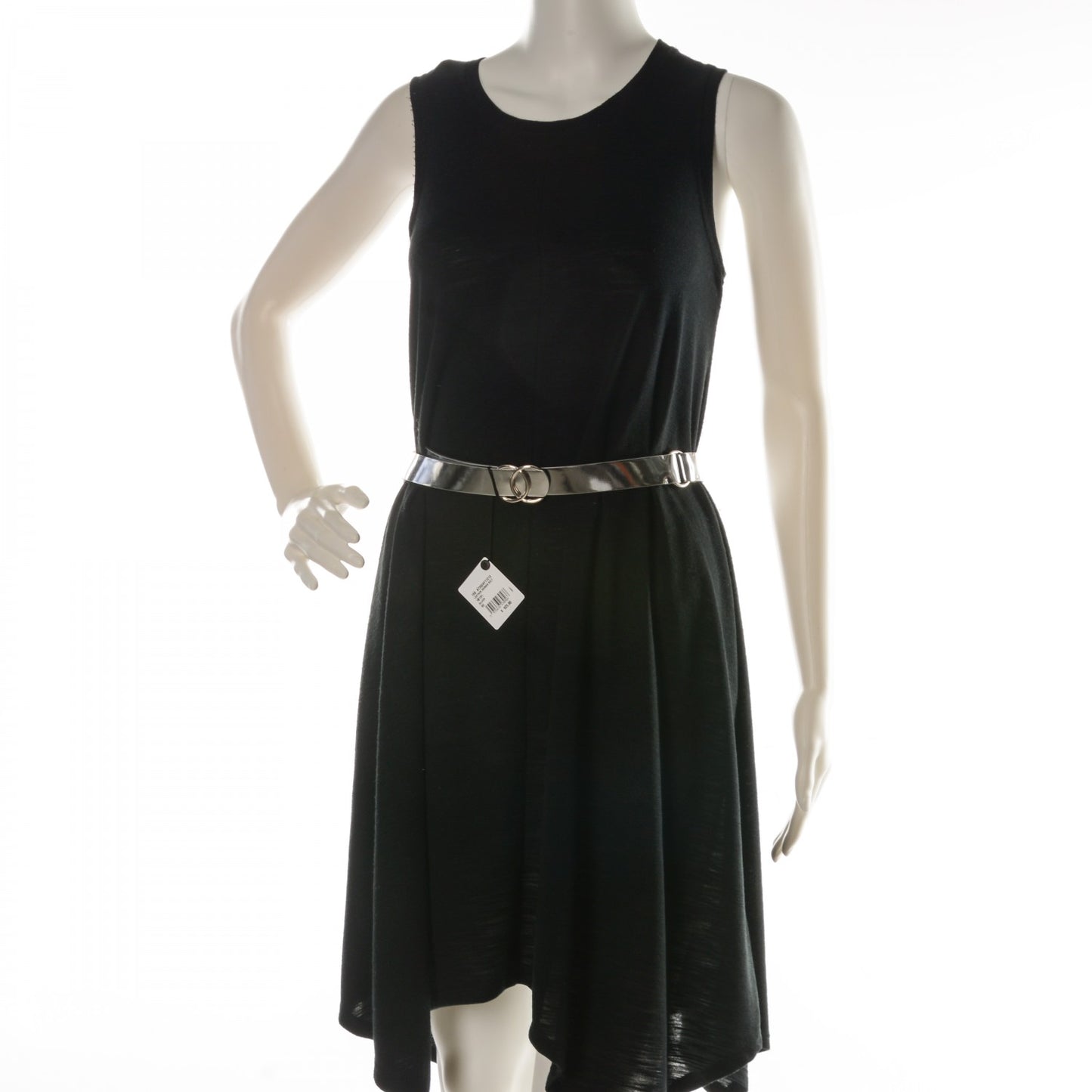 Calfskin CC Mirror Belt 95 38 Silver