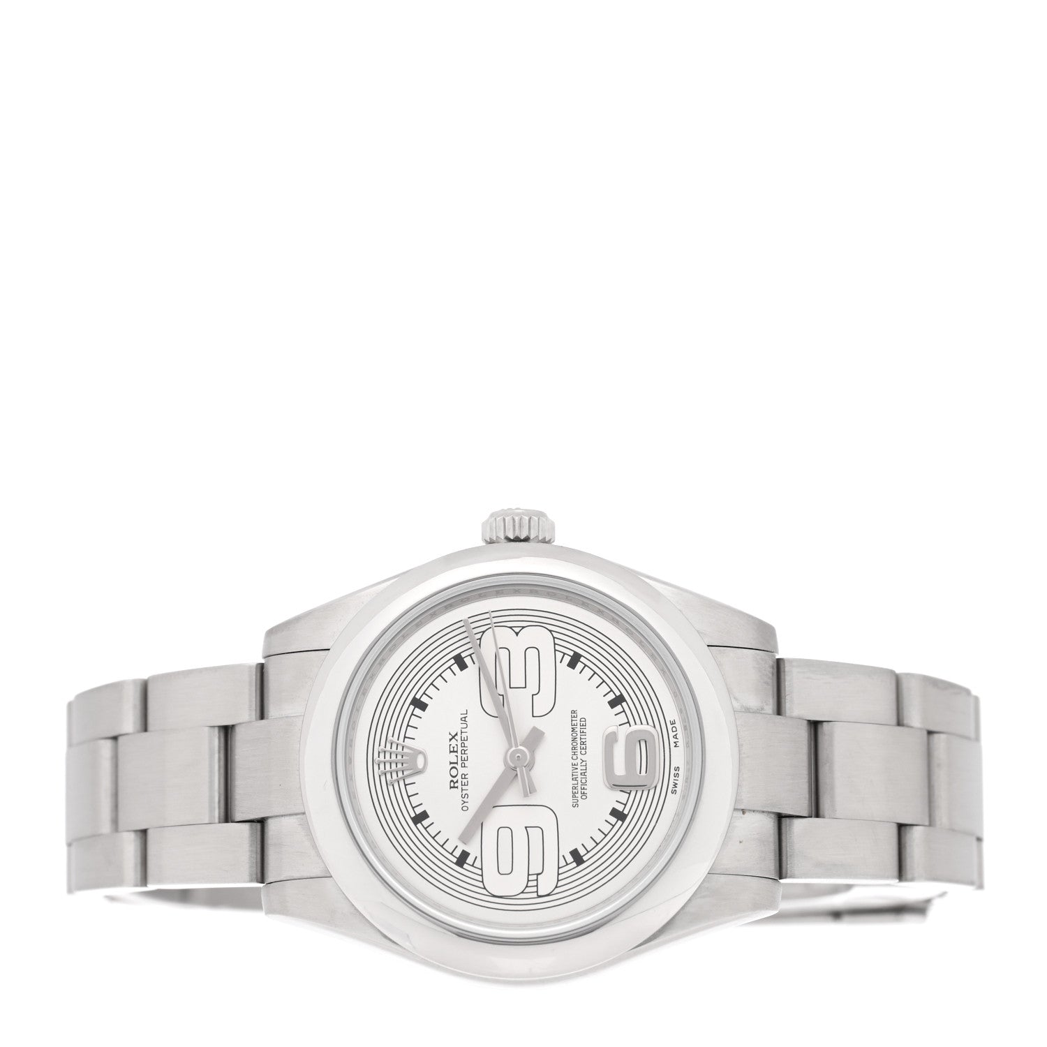 Rolex Stainless Steel 31mm Oyster Perpetual Watch Silver 177200 2 of 5