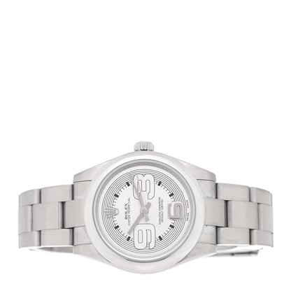Rolex Stainless Steel 31mm Oyster Perpetual Watch Silver 177200 2 of 5