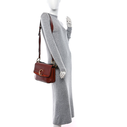 Chloe Calfskin Small C Double Carry Sepia Brown 2 of 9