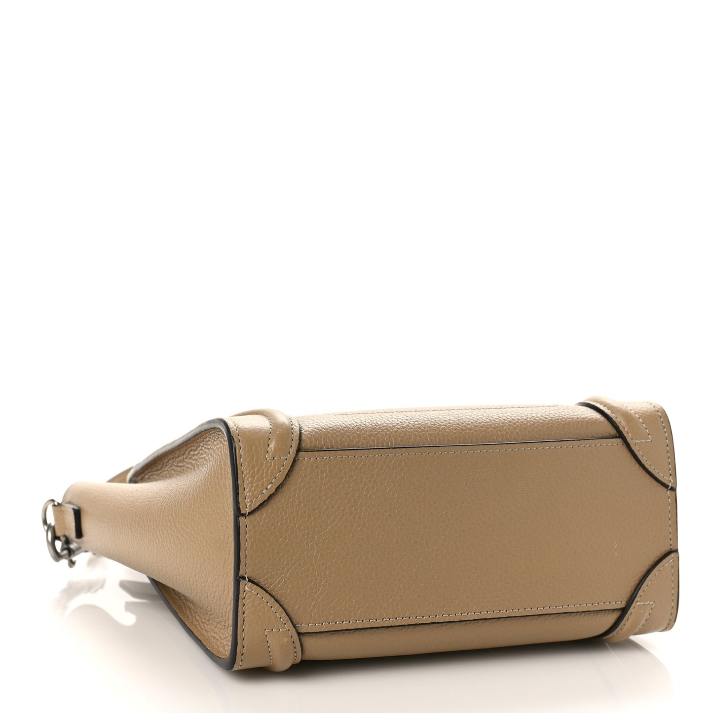Drummed Calfskin Nano Luggage Dune
